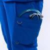 裤子口袋视图切诺基无限擦洗在皇家蓝色与大小XXS-5XL可用.